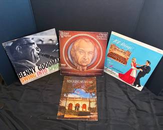 1958 101 Strings, Benny Goodman, Chicago Symphony Orchestra Records  Ringling Museum Collectible