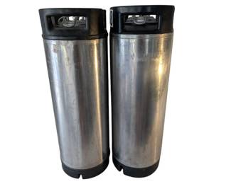 2 Five Gallon Ball Lock Corny Kegs  Refurbished  Homebrewing Beer Kegs