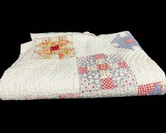 Vintage Machine Made Quilt