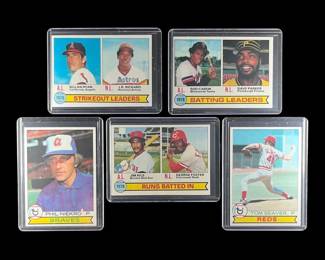 1979 Topps Baseball Cards. Ryan, Richard, Carew, Parker, Rice, Foster, Niekro, Seaver