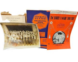 Antique Wartime Steele High School Sheet Music