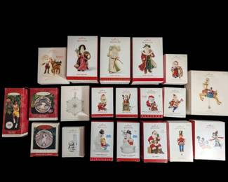 20 Hallmark Keepsake Christmas Ornaments