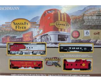 HO Scale Bachmann Santa Fe Flyer Train Set with EZ Track