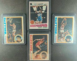 1977 78 Topps Basketball Cards. Dawkins, Kupchak, Malone, Unseld