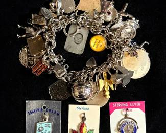 Sterling Silver Charm Bracelet