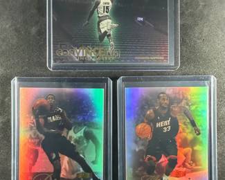 1999 2000 Fleer Flair Showcase Basketball Cards. Vince Carter, Scottie Pippen, Alonzo Mourning