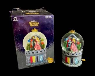 Walt Disneys Sleeping Beauty Snow Globe W Music