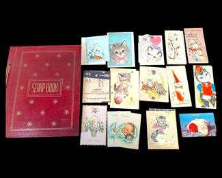 Scrapbook Of 1960s Cat Cards  Postcards