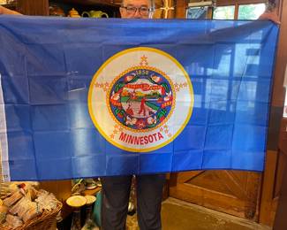 Minnesota Flags. Not the new HIDEOUS flag that does not represent MN.  $25