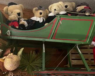 Vintage painted sleigh. $150 obo