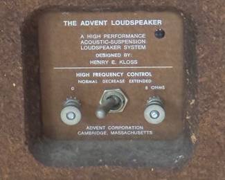 2 New Advent Loudspeakers (Woofers need new foam or need to be re-coned)