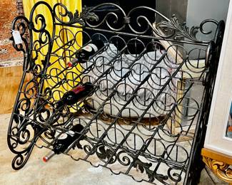 38 Bottle Iron Standing Wine Rack