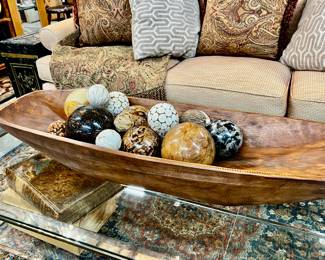 Large Heen Wooden Dough Bowl