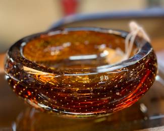 Vintage Bullicante Murano Glass Bowl, we have 2