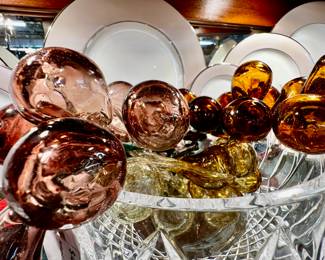 Vintage Glass Grapes