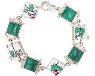 Lindsay Livingston Sterling Ceramic Shard Bracelet