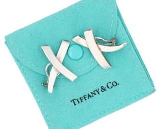 Tiffany & Co. Paloma Picasso Sterling Graffiti X Earrings