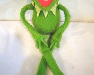 Vintage Muppet doll Kermit the Frog. Jim Henson