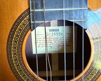 #70	Yamaha acoustic guitar with case #G-255SII	 $200.00