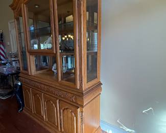 #1	Lighted Hutch K.S. Summit A. America 86x18x50	 $150.00