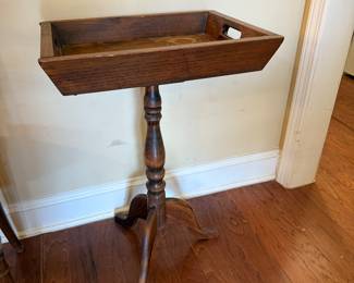 #10	Antique side table  18x13x28	 $20.00