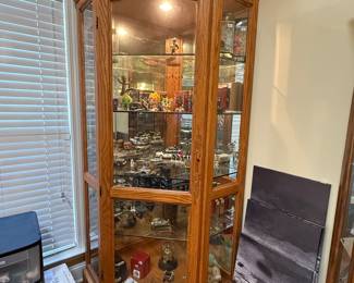 #2	Lighted Corner Cabinet K.S. Summit A. America 81x42	 $125.00