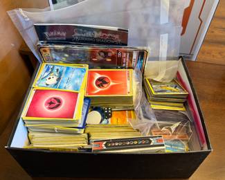 *	#5	Large box of Pokémon Cards  #1	 $50.00