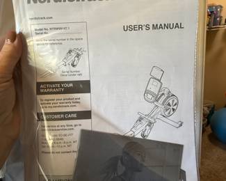 #40	NordicTrack RW500 Rowing machine	 $250.00