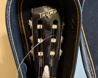 *	#66	Trump Brand acoustic guitar with case	 $80.00
