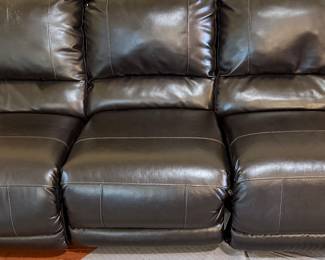 #19	3 Piece leather reclining sectional 180" total length  (25" piece)	 $300.00 		Can we separated and organized separately