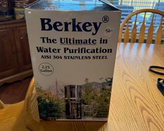 #25	Big Berkey water purifier NIB	SOLD