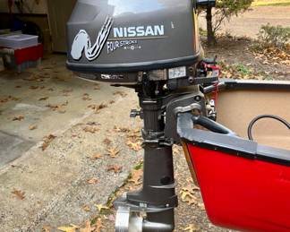Nissan Four Stroke Barely used outboard. 5 hours of use! CASH ONLY SALE