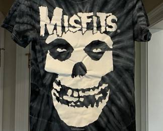 Stock Number: HOM5012 Misfits Vintage Graphic Music T Shirt 2002 TieDye Gilden Tag Small