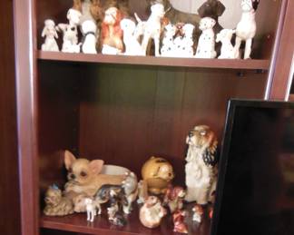 porcelain dog miniatures