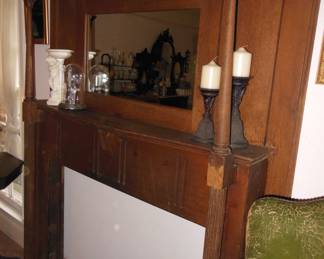 mantel from local Marietta vintage home