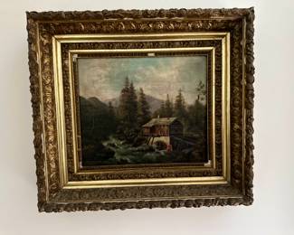 Antique oil painting