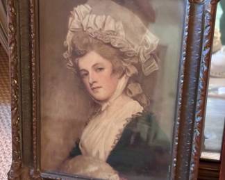 Antique mezzotint picture