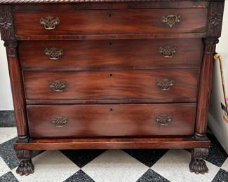 Antique American classical commode c.1810