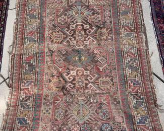 Antique thread bearing rug