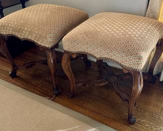 Minton spidell benches - a pair