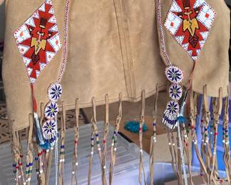 Beaded Indian vest