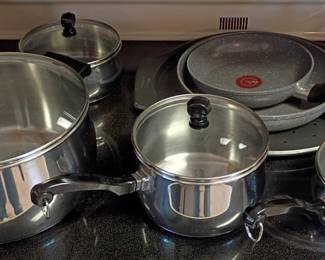used ALMOST NEW vintage reproduction Farberware cookware