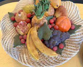 Capodimonte fruit arrangement