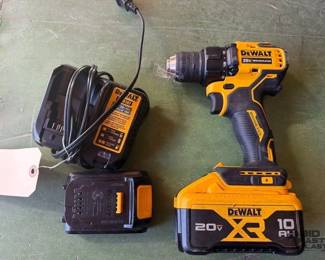 6024 DeWalt Power Drill, Batteries, and Charger