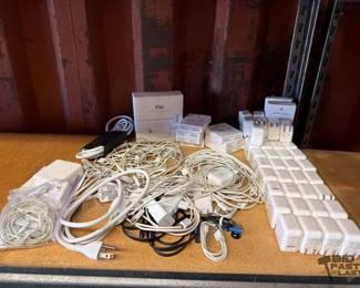 6052  Assorted USB Power Adapters, Charging Cords, and Headphones 