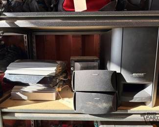 6034  Bose Acoustimass Sound System, 3 Car Audio Amplifiers, 2 Car Radios 