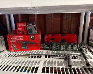 6512  Craftsman Restorer, Sanding Sleeve, Stainless Steel Wheel, Breaker Bar, and Rope 