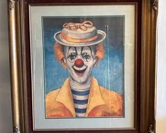 4070  Red Skeleton Painting 