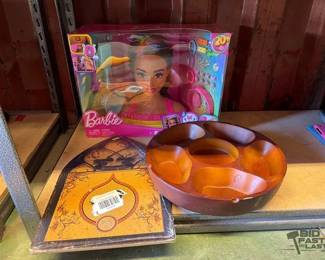 6064  Barbie, Wooden Serving Tray, Harry Potter Decoration 