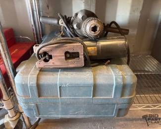 4048 Bosch Router, Bosch Jigsaw, And Van Dorn 58 Standard Drill